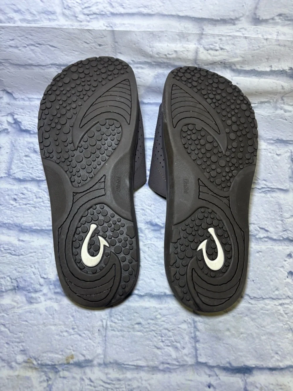 Olukai Nalu Men's Slide Sandals 10332-4848 Dk Java Size 12M
